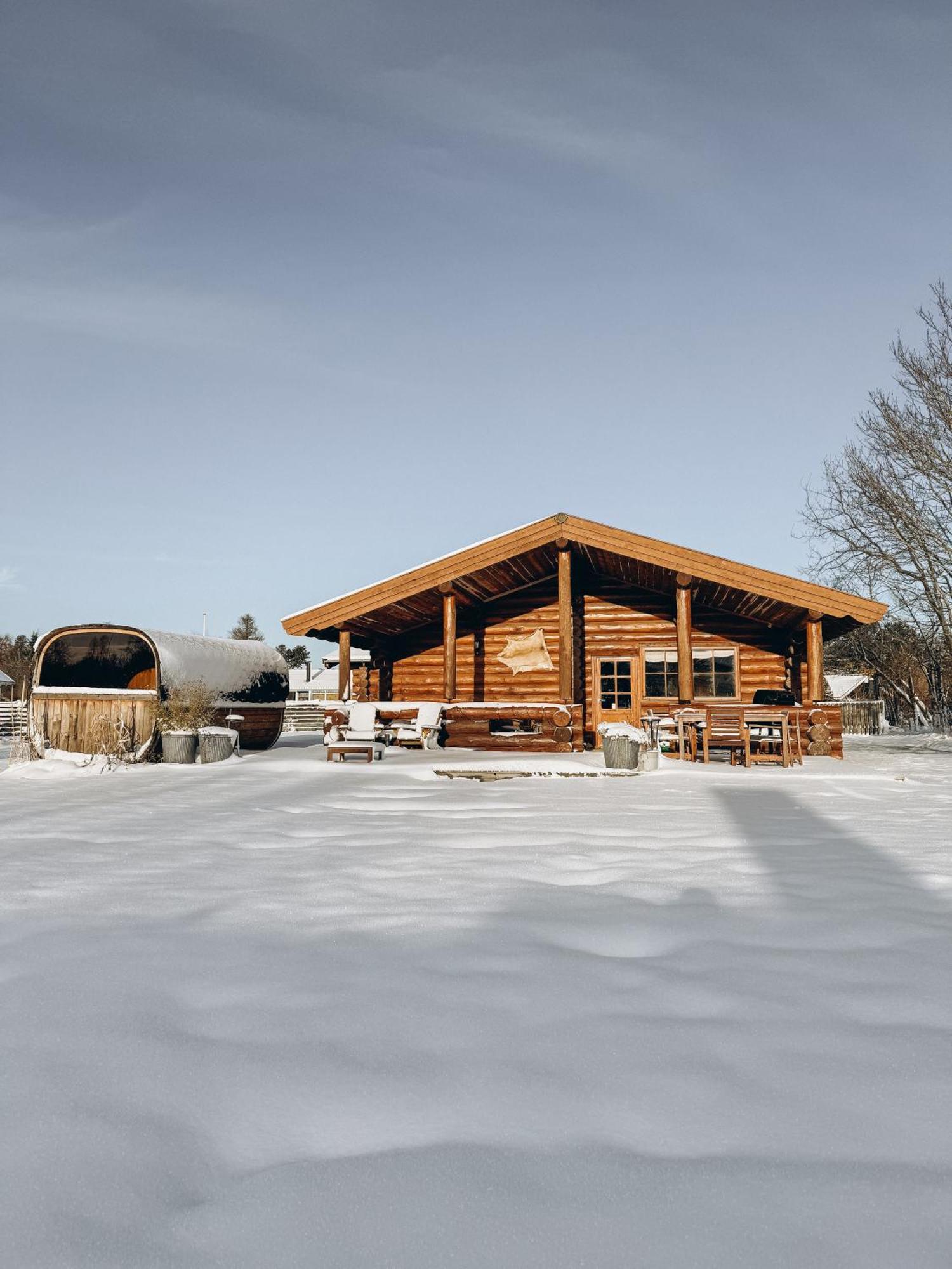 Fjordhygge - Authentic Wood Log Cabin Summerhouse Near Water, Fjord And Forest Jægerspris Esterno foto