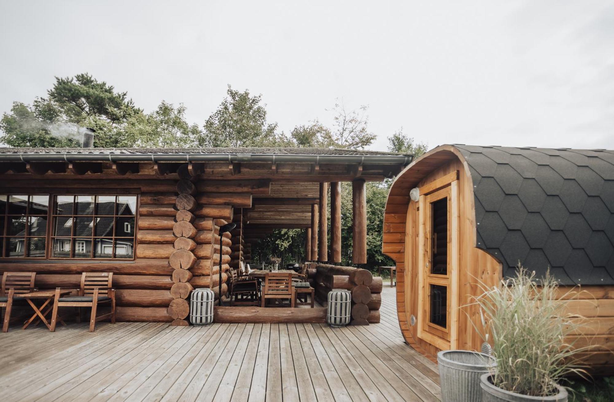 Fjordhygge - Authentic Wood Log Cabin Summerhouse Near Water, Fjord And Forest Jægerspris Esterno foto